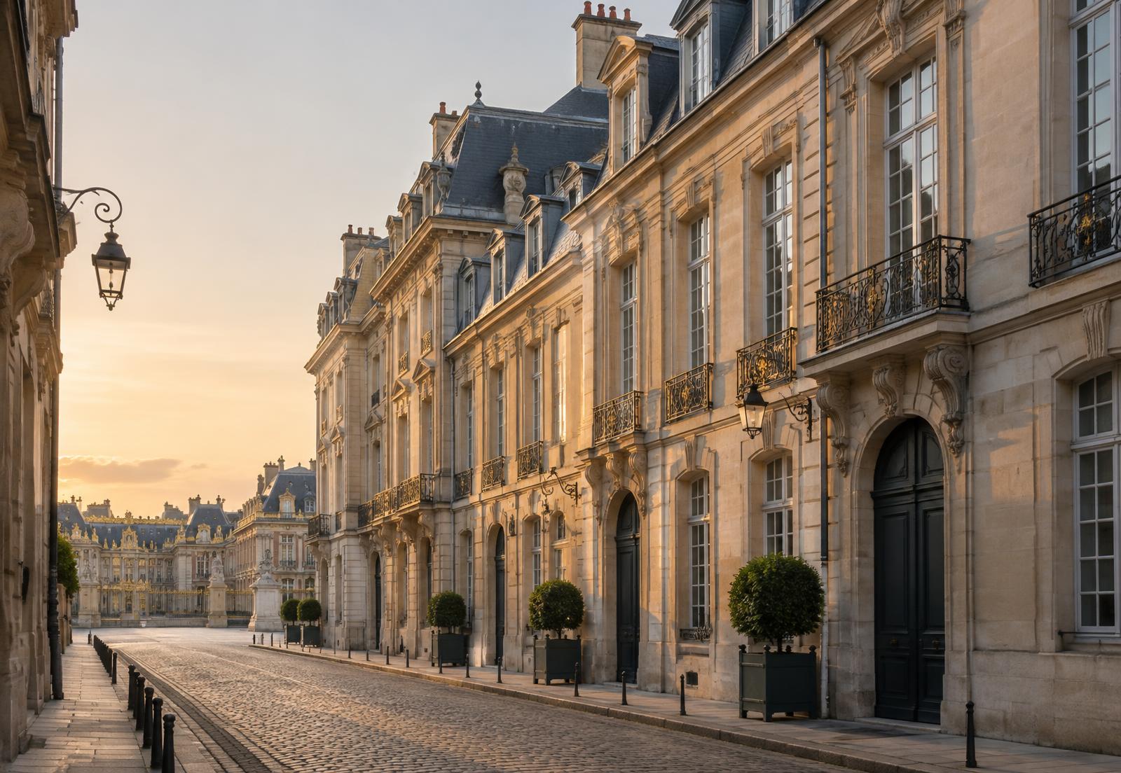 Illustration résidentielle de Versailles, non spécifique au quartier